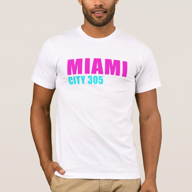Camiseta Ciudad de Miami 305 (Anverso)