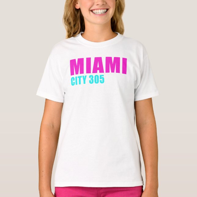 Camiseta Ciudad de Miami 305 (Anverso)