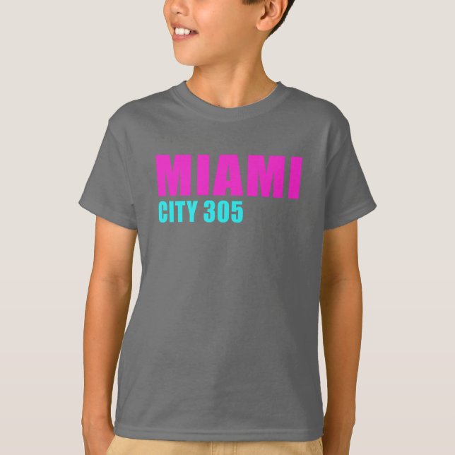 Camiseta Ciudad de Miami 305 (Anverso)