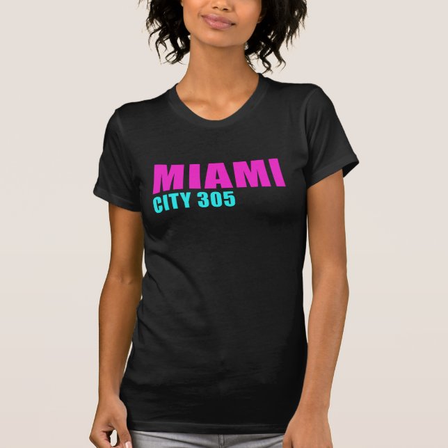 Camiseta Ciudad de Miami 305 (Anverso)