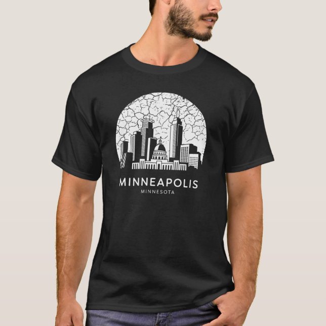 Camiseta Ciudad de Minneapolis Minnesota (Anverso)