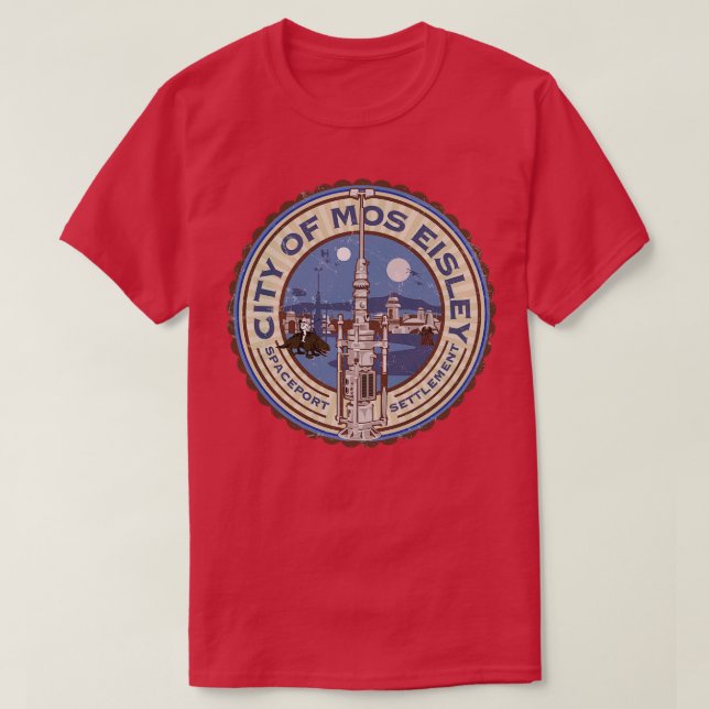 Camiseta Ciudad de Mos Eisley (Diseño del anverso)