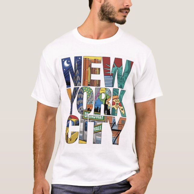 Camiseta Ciudad de N.Y (Anverso)