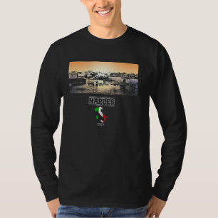 Camiseta ciudad de naples italy Skyline Vacation Souvenir