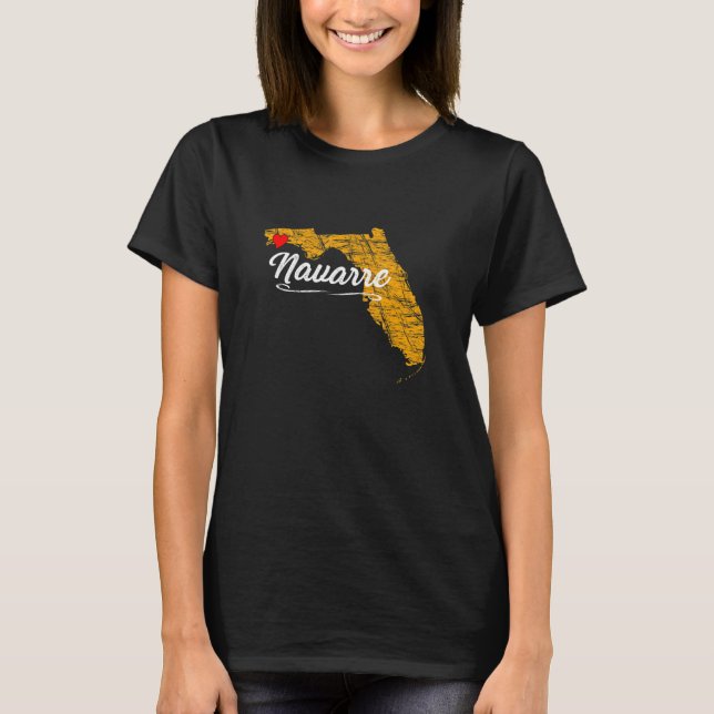Camiseta Ciudad de NAVARRE - souvenir de Merch FLORIDA - Gr (Anverso)