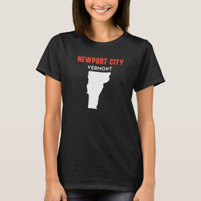 Camiseta Ciudad de Newport Vermont Estados Unidos Estados U (Anverso)