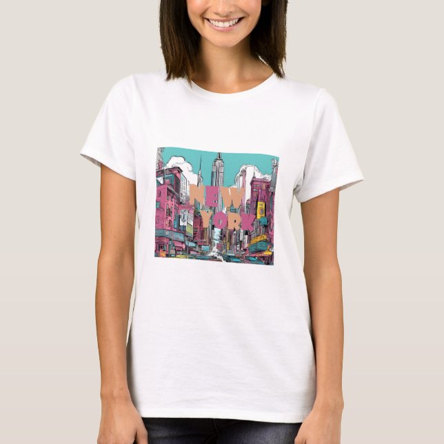 Camiseta Ciudad de Nueva York (Anverso)