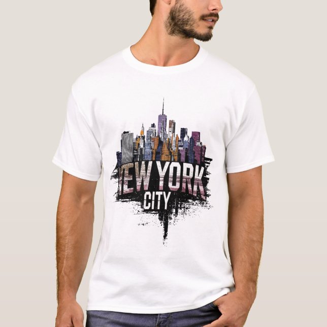 Camiseta Ciudad de Nueva York (Anverso)