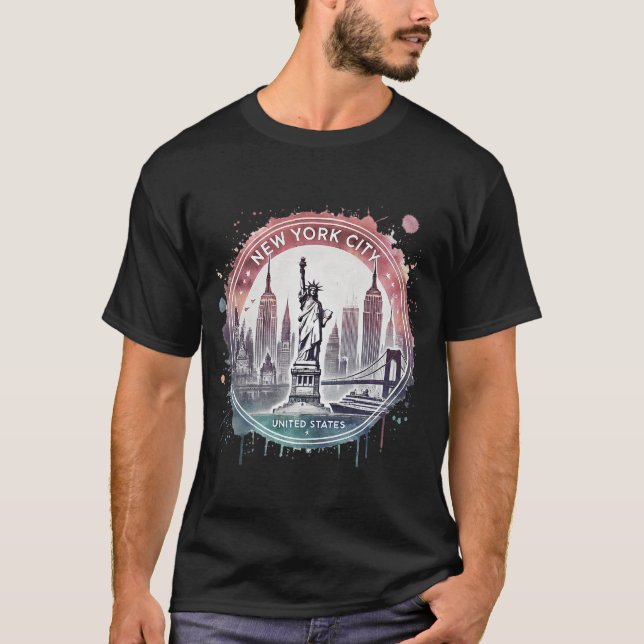 Camiseta Ciudad de Nueva York (Anverso)