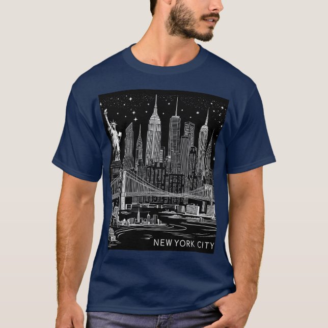 Camiseta ciudad de nueva york (Anverso)