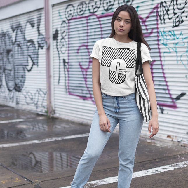 Camiseta Ciudad de Nueva York Negra (Subido por el creador)