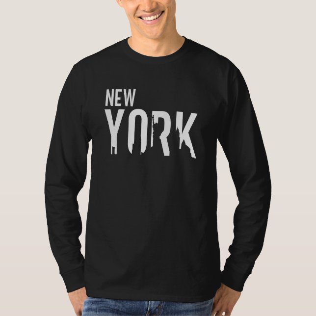 Camiseta Ciudad de Nueva York  Ny (Anverso)