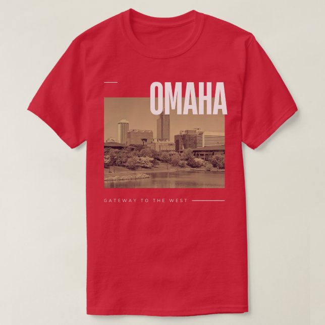 Camiseta Ciudad de Omaha (Diseño del anverso)