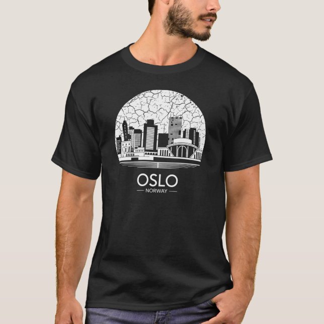 Camiseta Ciudad de Oslo Noruega (Anverso)