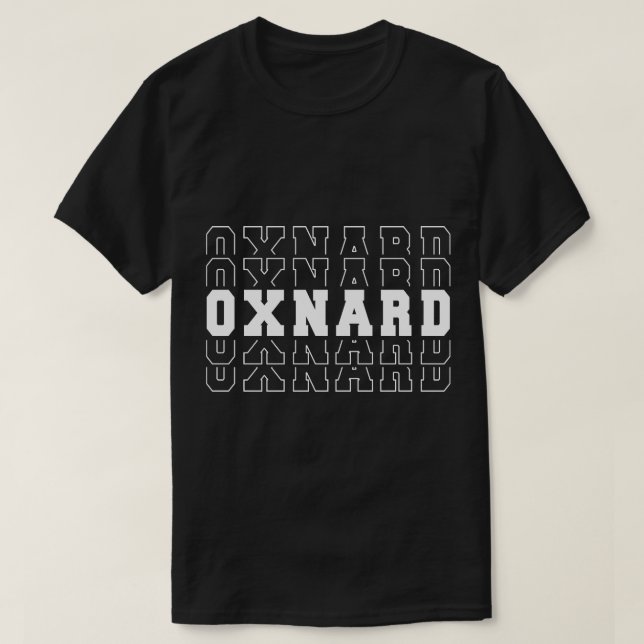 Camiseta Ciudad de Oxnard California Oxnard CA 1 (Diseño del anverso)