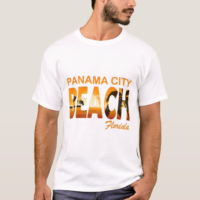 Camiseta Ciudad de panama de verano - florida (Anverso)