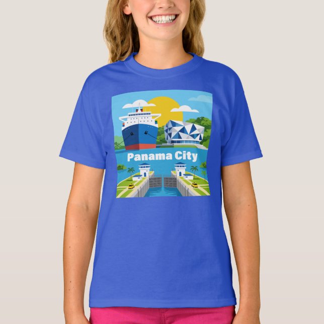Camiseta Ciudad de Panamá Panamá (Anverso)