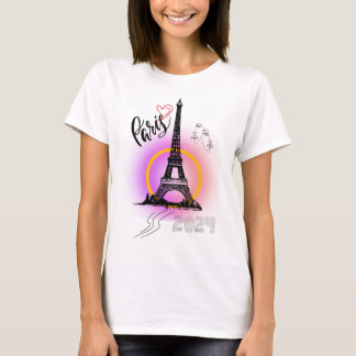 Camiseta Ciudad de París de amor