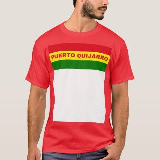Camiseta Ciudad de Puerto Quijarro en colores de bandera bo