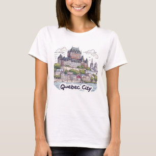 Camiseta Ciudad de Quebec Canadá