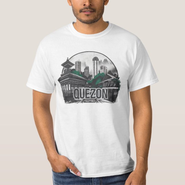 Camiseta Ciudad de Quezon Filipinas (Anverso)