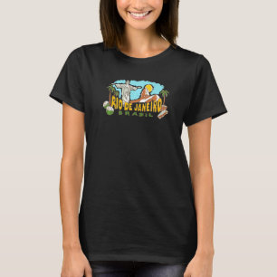 Camiseta Ciudad de Río de Janeiro Brasil recuerdo para homb