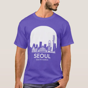 Camiseta Ciudad de Seúl Corea del Sur vintage