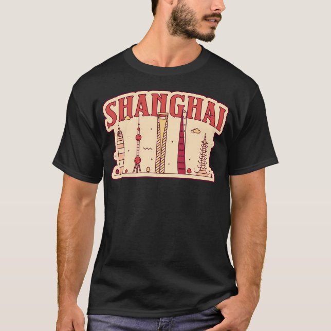 Camiseta Ciudad de Shanghai (Anverso)