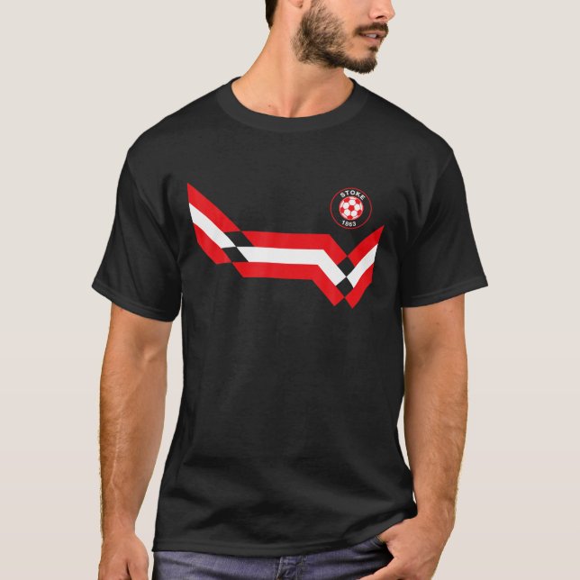 Camiseta Ciudad De Stoke Retro Vintage (Anverso)