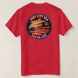 Camiseta CIUDAD DE SURF USA - 4 de julio de 2026