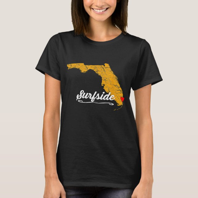 Camiseta Ciudad de SURFSIDE FLORIDA FL Merch Souvenir Graph (Anverso)