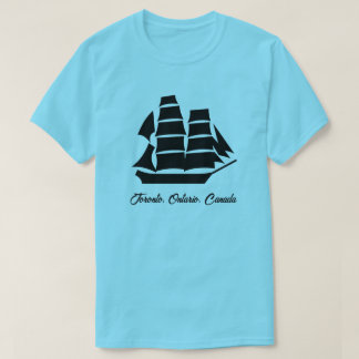 Camiseta Ciudad de Toronto en Ontario, Canadá - Barco de Ve