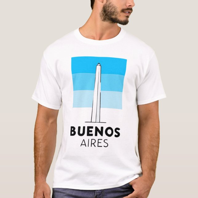 Camiseta Ciudad de Viajes Buenos Aires Argentina (Anverso)