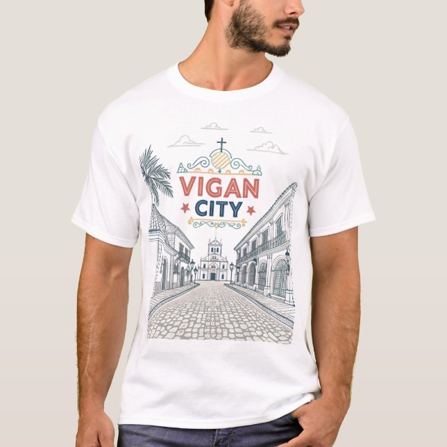 CAMISETA CIUDAD DE VIGAN (Anverso)
