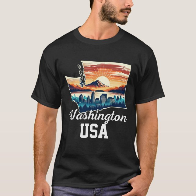 Camiseta Ciudad de Washington (Anverso)