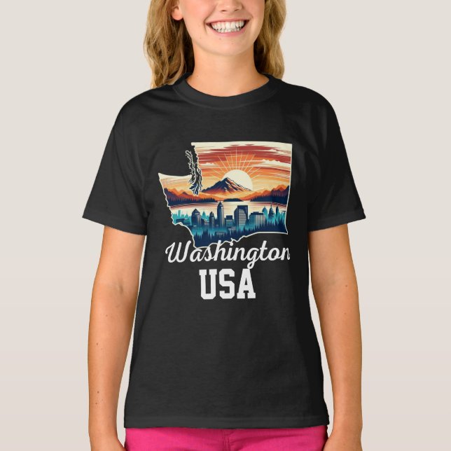 Camiseta Ciudad de Washington (Anverso)