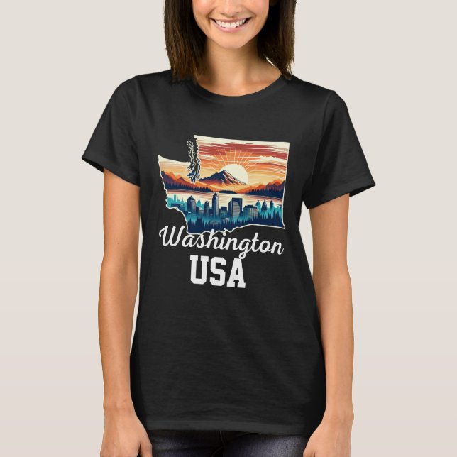 Camiseta Ciudad de Washington (Anverso)