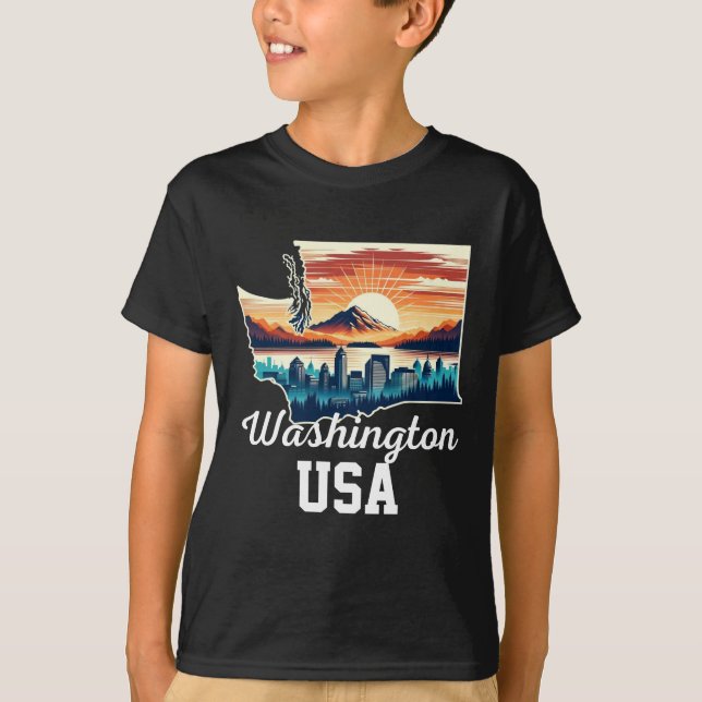 Camiseta Ciudad de Washington (Anverso)