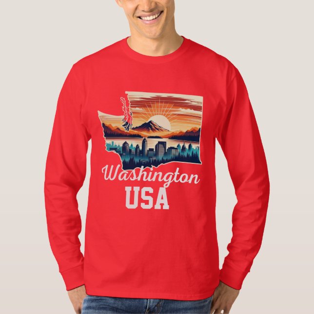 Camiseta Ciudad de Washington (Anverso)