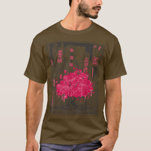 Camiseta Ciudad del árbol del cerezo japonés Sakura Anime G