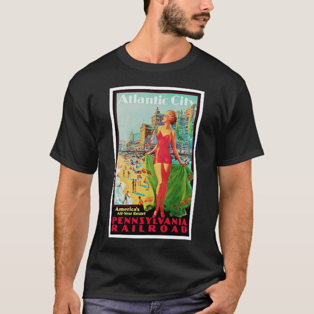 Camiseta Ciudad del Atlántico ~ Parque de juegos de todo el (Anverso)