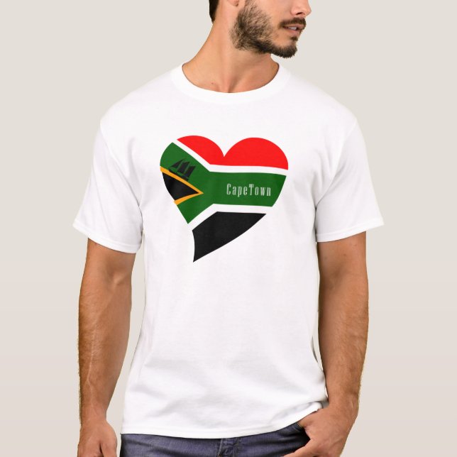 Camiseta Ciudad del Cabo de Sudáfrica (Anverso)