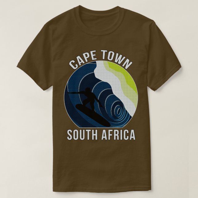 Camiseta Ciudad del Cabo Sudáfrica (Diseño del anverso)