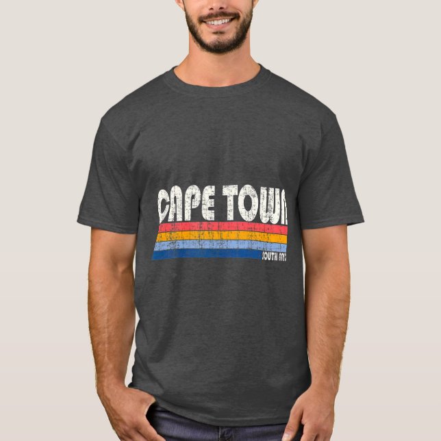 Camiseta Ciudad del Cabo Sudáfrica, época de los años 70 (Anverso)