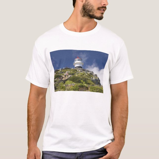 Camiseta Ciudad del Cabo, Sudáfrica. Un faro en el (Anverso)