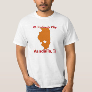 Camiseta Ciudad del campesino sureño de Vandalia #1 en la
