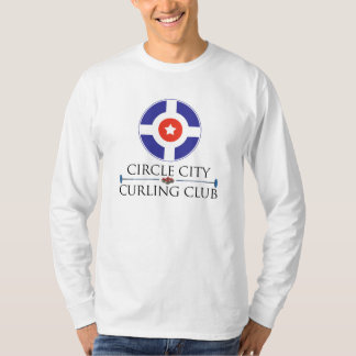 Camiseta Ciudad del círculo que se encrespa - la manga