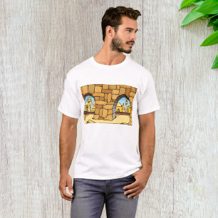 Camiseta Ciudad del Desierto del Medio Oriente a través de
