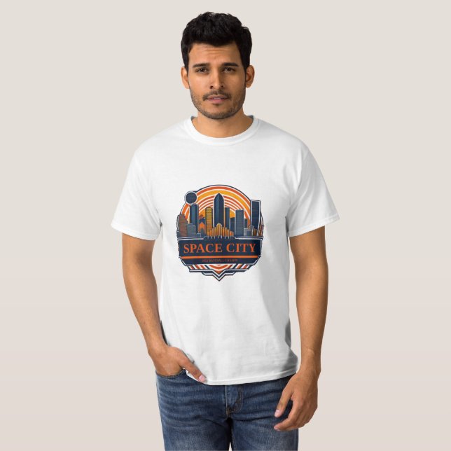 Camiseta Ciudad del Espacio - Campos de Béisbol 2022 (Anverso completo)