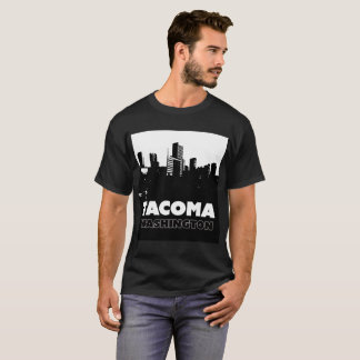Camiseta Ciudad del horizonte de la ciudad de Tacoma